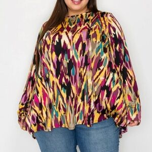 New Curvy Lovey Multi Color Top